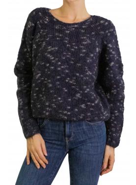 Maglione girocollo in mohair 
